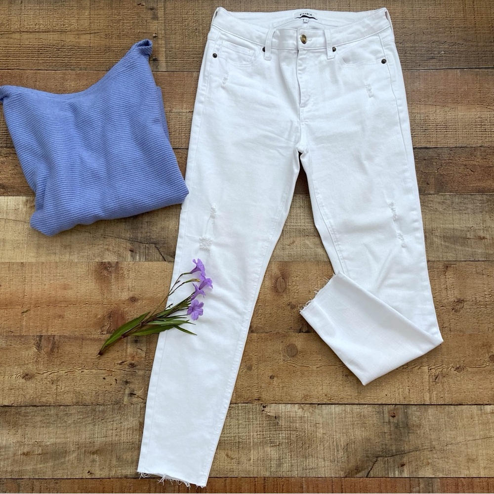 Pistola White Distressed Jeans